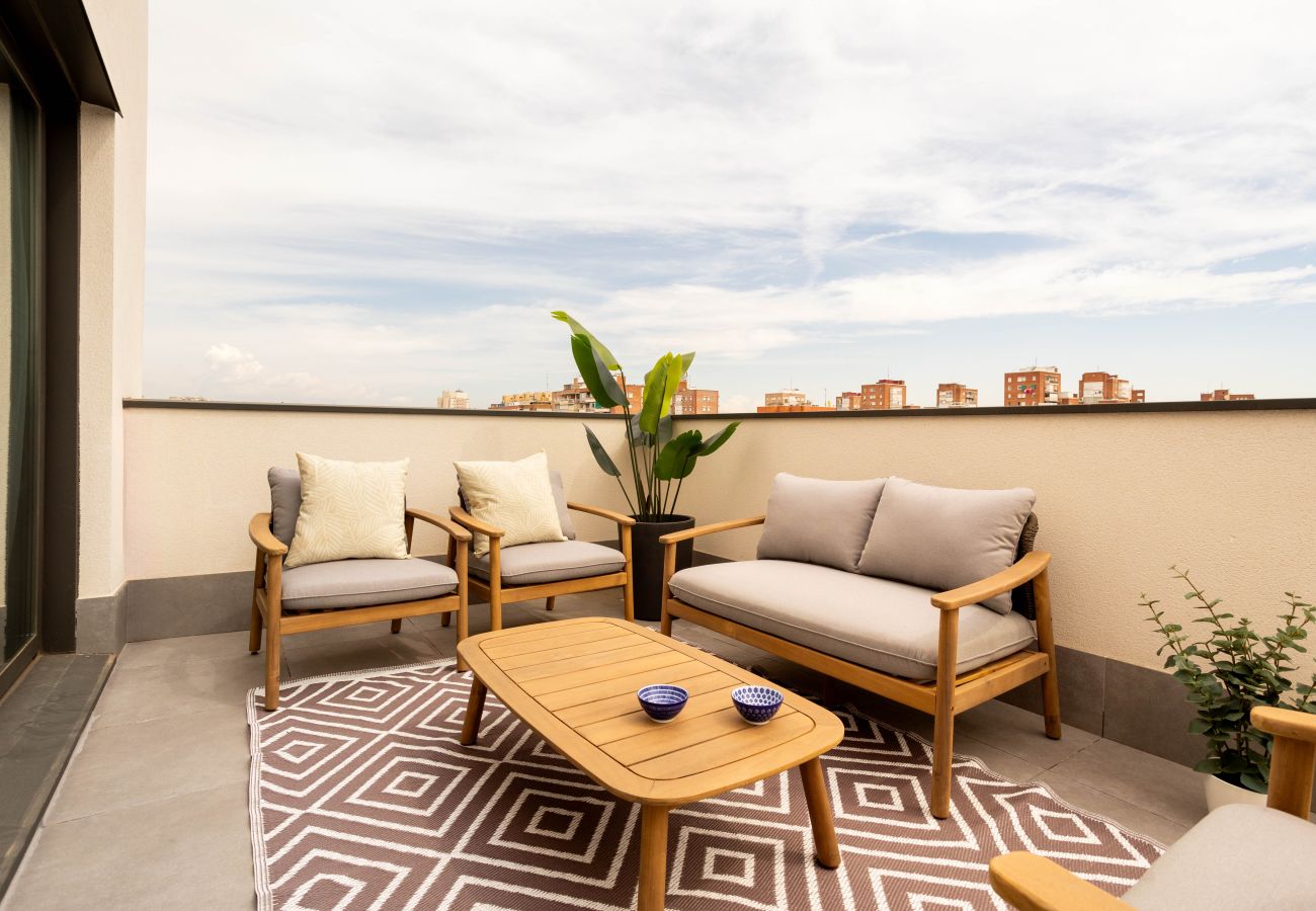 Apartamento en Madrid - Apartamento Alcala Terrace XVII en Ventas 
