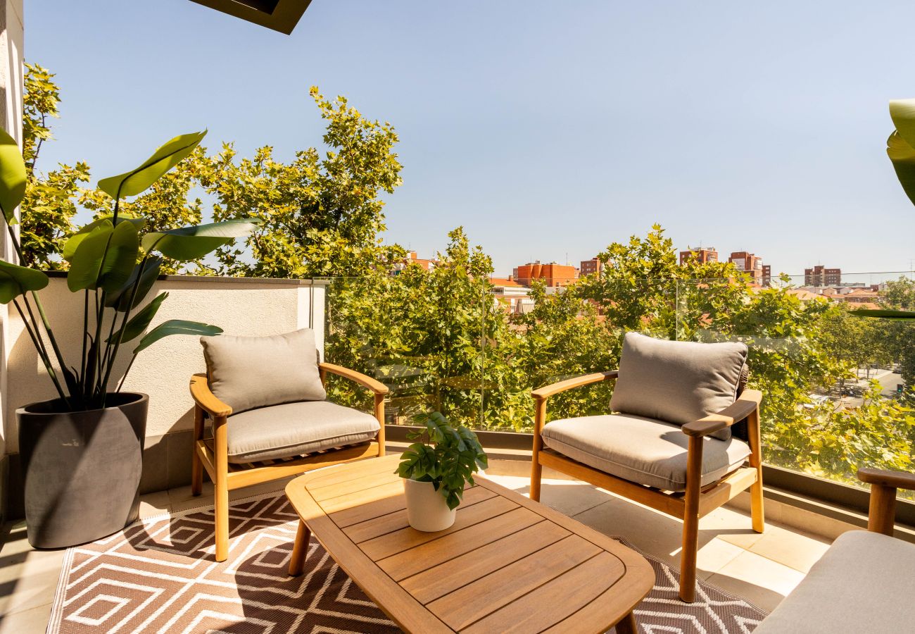 Studio in Madrid - Alcala Terrace XV apartment in Ventas