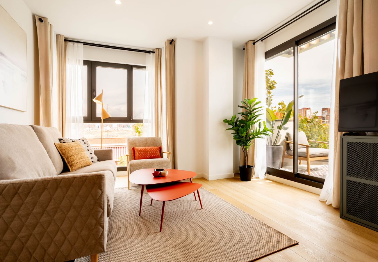 Studio in Madrid - Alcala Terrace XV apartment in Ventas