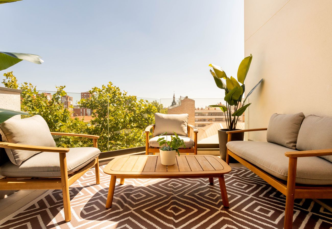 Studio in Madrid - Alcala Terrace XV apartment in Ventas